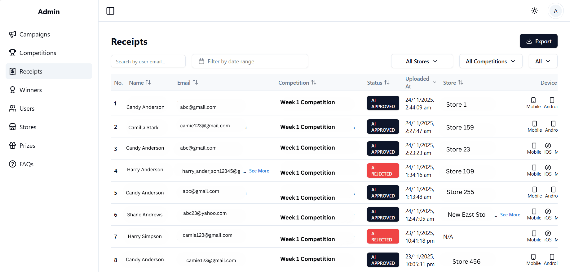 AI-Powered Receipt Validation