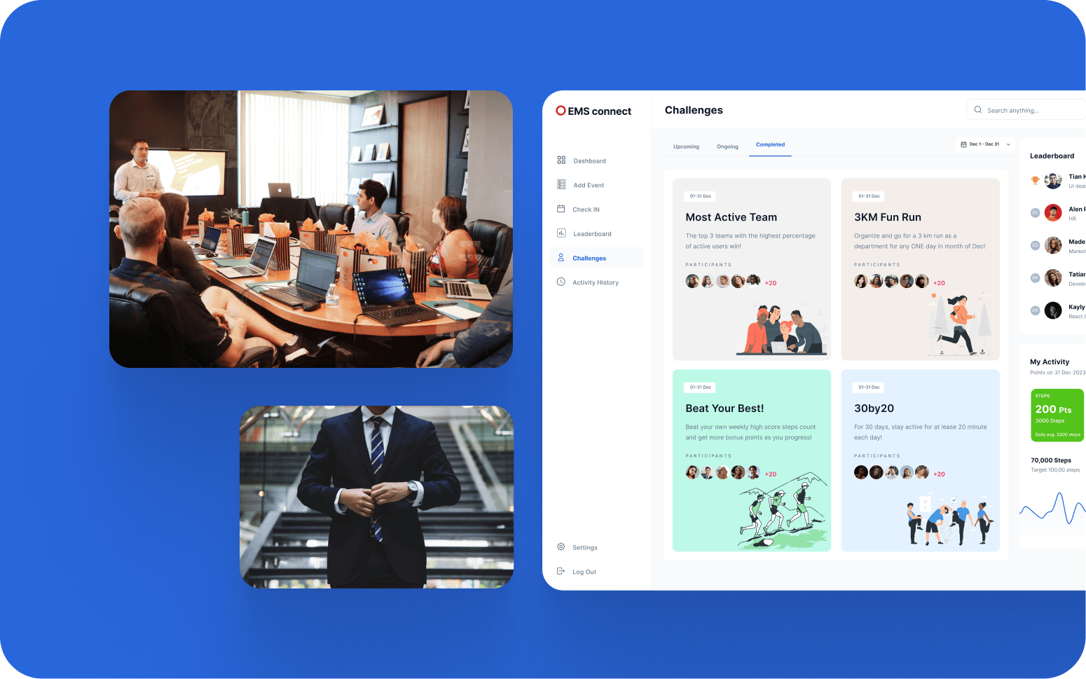Engagement and Training app