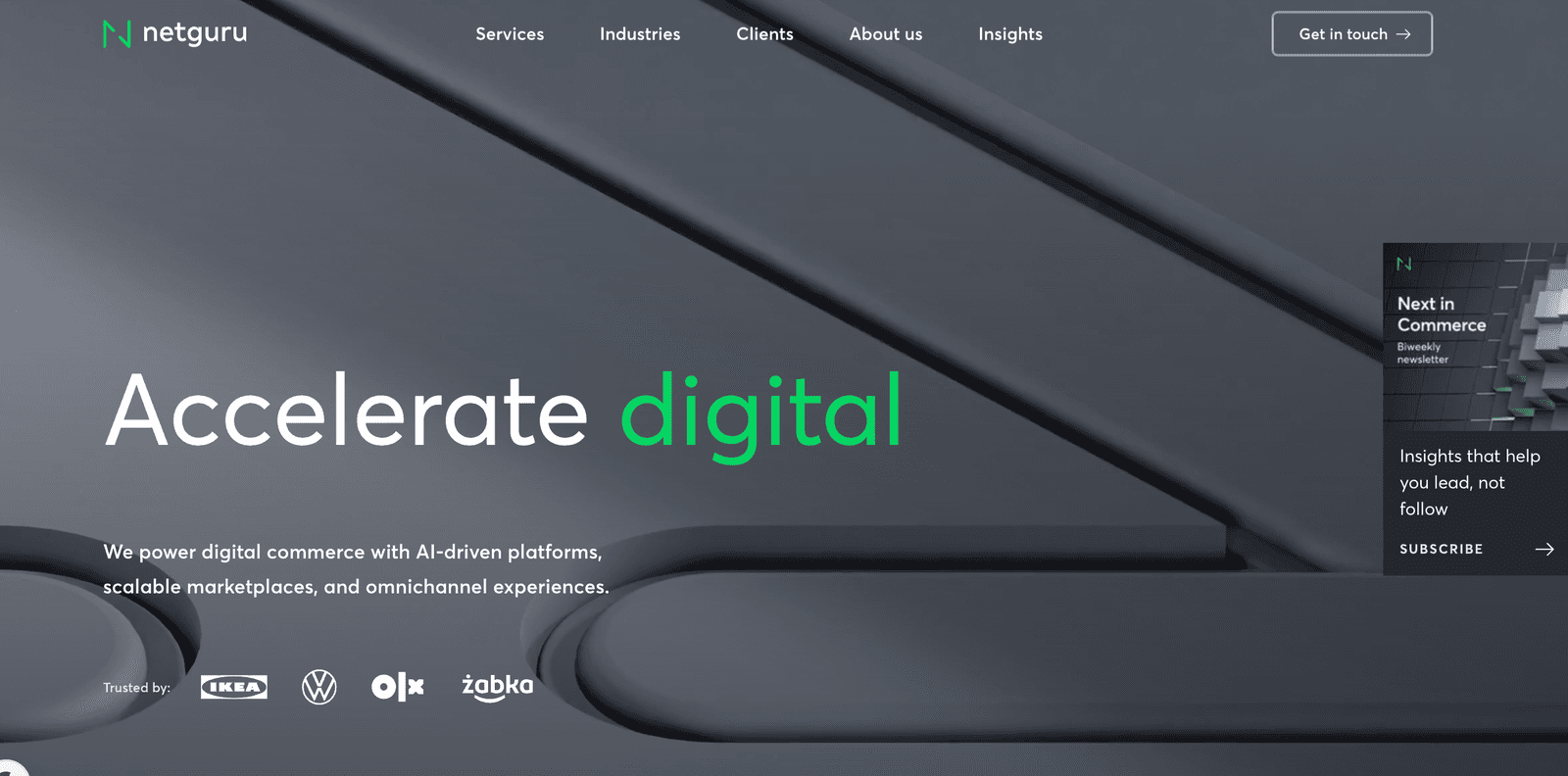 netguru homepage image