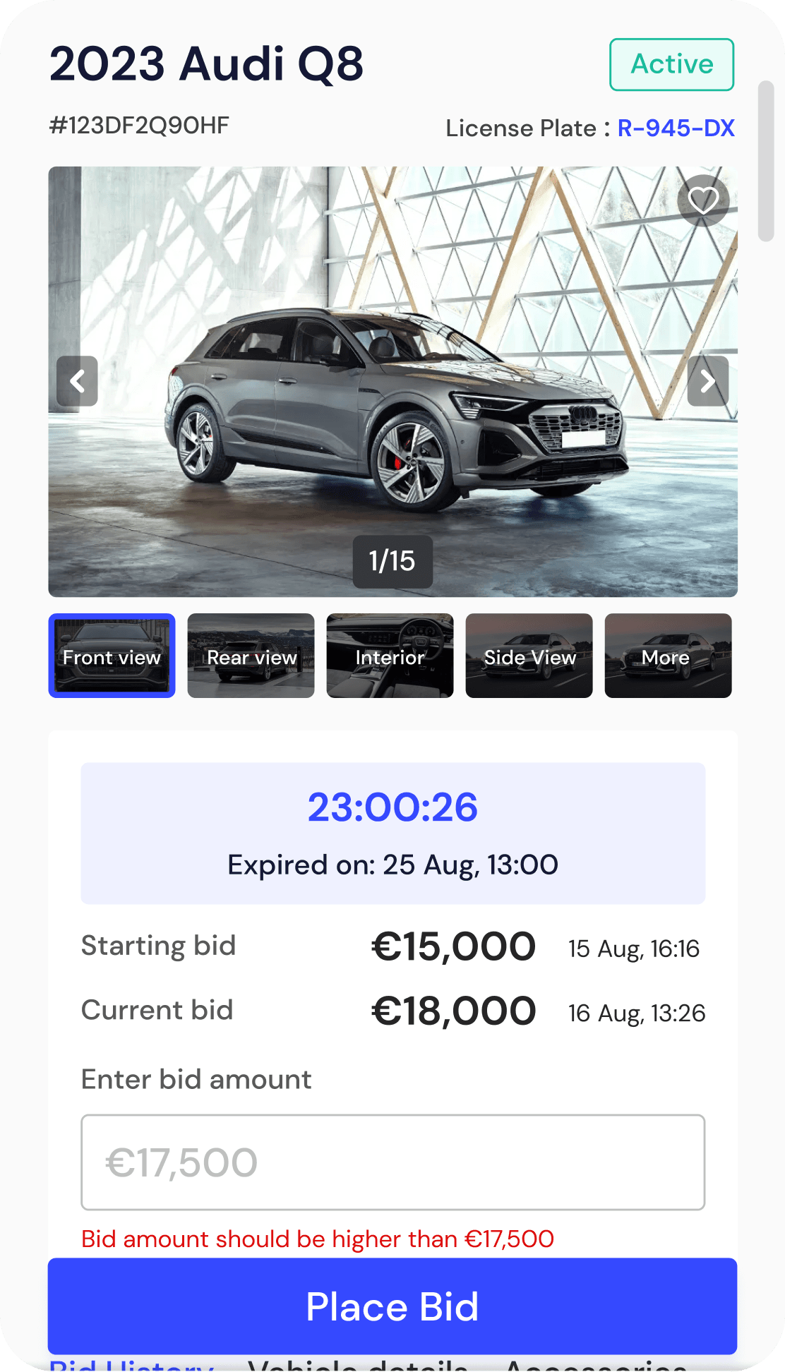 Transparent Bidding