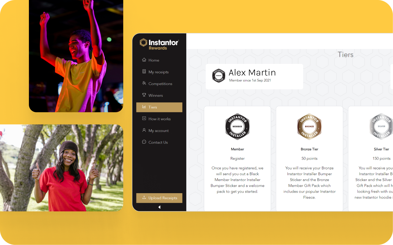 Receipt Scanning Loyalty Rewards App Development with Tiered System